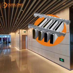 Wholesale Wood Grain Strip Metal Suspended Aluminium Baffle Ceiling Building Decorative Linear Aluminum Metal Panel from china suppliers