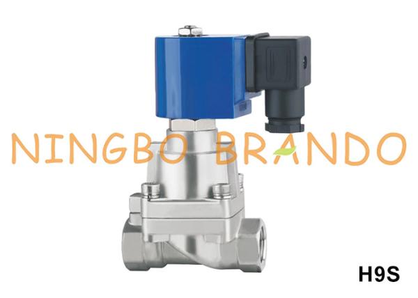 100 bar High Pressure Water Air Stainless Steel Solenoid Valve 3/8'' 1/2'' 3/4''