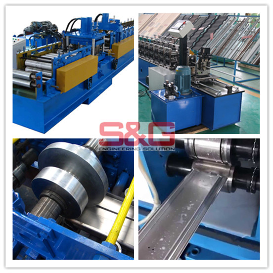 Heat Treatment Steel Window And Door Frame Making Machine 10 - 20m / Min