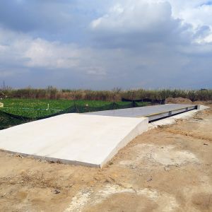 Buy cheap High accuracy150% Safe Overload Steel Deck 60 Ton Weigh Truck Scale from wholesalers