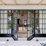 Energy Efficient Double Glazing Steel Door With Window