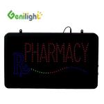 Bright 5mm LED Touch Screen Flashing Pharmacy Hanging Door Sign Board for