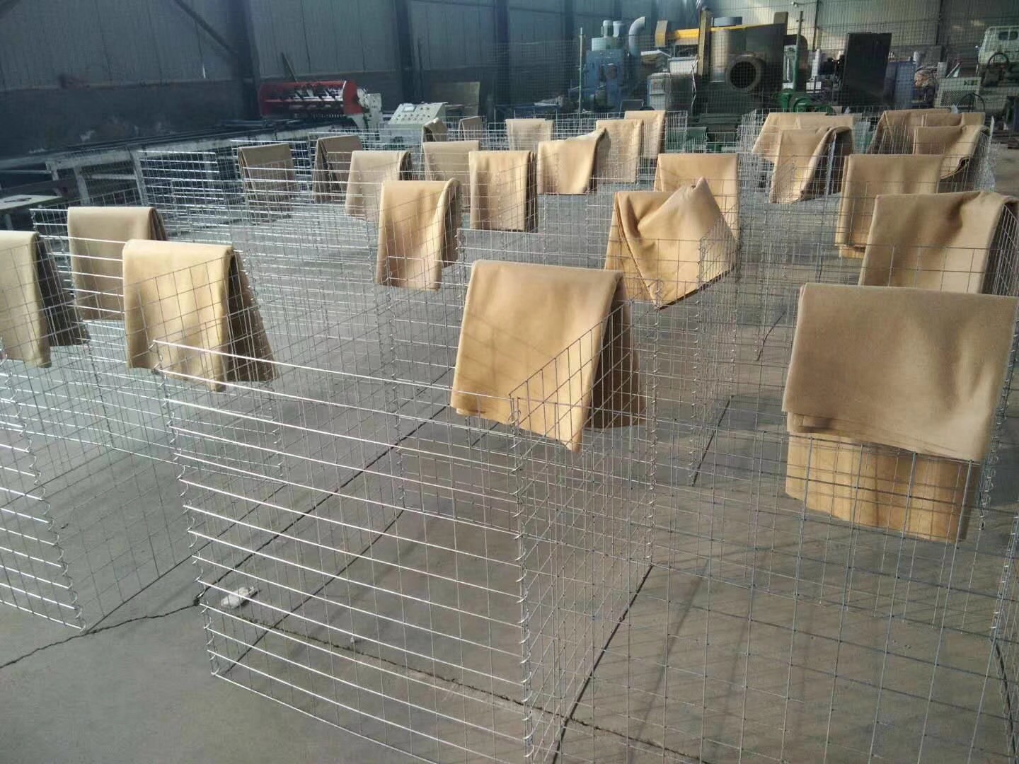 Hesco Weld Mesh Gabion Mil 10 With Non Woven Geotextile Fabric