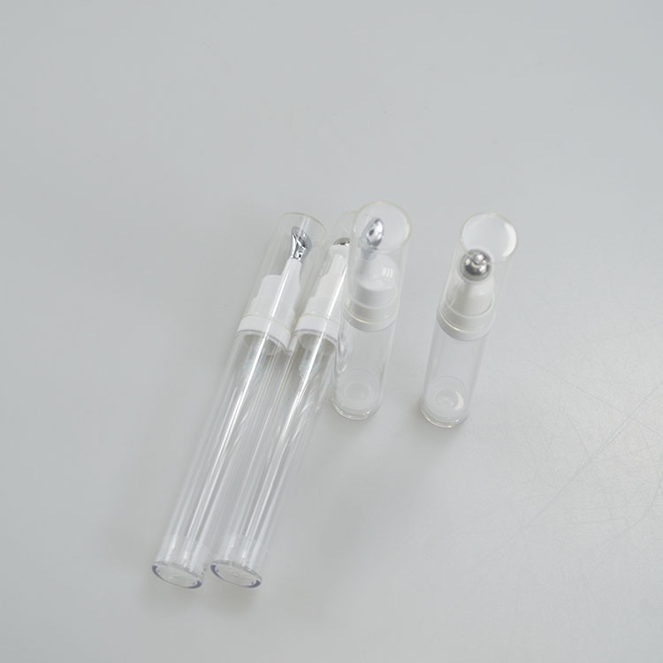 5ml 10ml AS Plastic Empty Airless Vacuum Pump Bottle for Eye Cream Customized Color