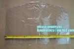 fashion disposable clear ldpe poly laundry suit garment packaging dry cleaning