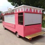 Electric Mobile Clothing Truck with Scarf Bag Shoes Raw Material Corn and