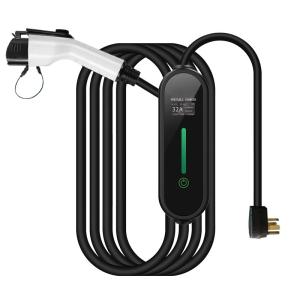 Wholesale 32A Portable Ev Car Charger LCD 1.3-Inch Display Screen Home New Energy Charging Gun from china suppliers