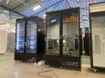 35cuft Swing Glass Door Upright Beverage Refrigerated Display Refrigerator And