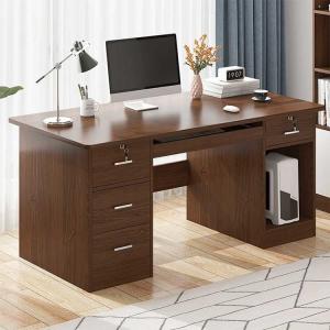 China 1.2M Home Study Desk Brown Classic Modern Study Table With Locks on sale
