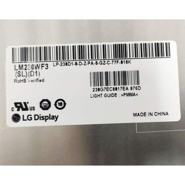 LM230WF3-SLD1 LG Display 23.0" 1920(RGB)×1080, 350 cd/m² INDUSTRIAL LCD DISPLAY