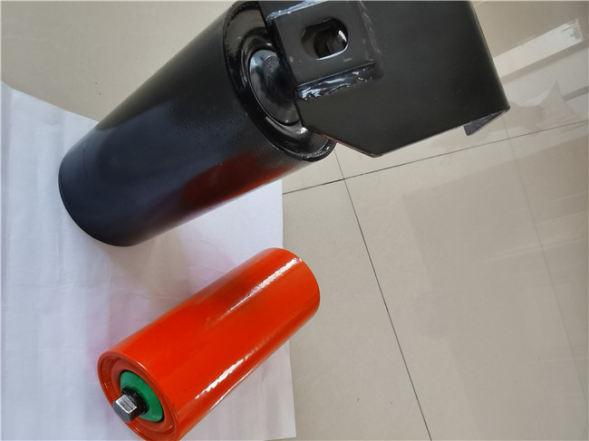 SGS Heavy Duty 219mm Steel Gravity Roller Idler For Conveyor