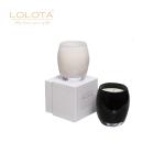 Color Painting Oval Glass Handmade Jar Candles For Home Office Decoration
