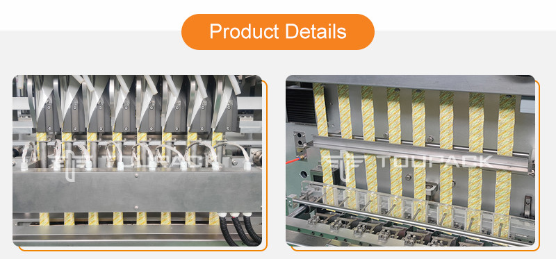 Stainless Steel Sachet Packing Machine Jam Jelly Candy Stick Multi Lane Packaging Machine