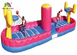 Wholesale Colorful Durable PVC Inflatable Sports Games Bungee Basketball Shooting Playground from china suppliers