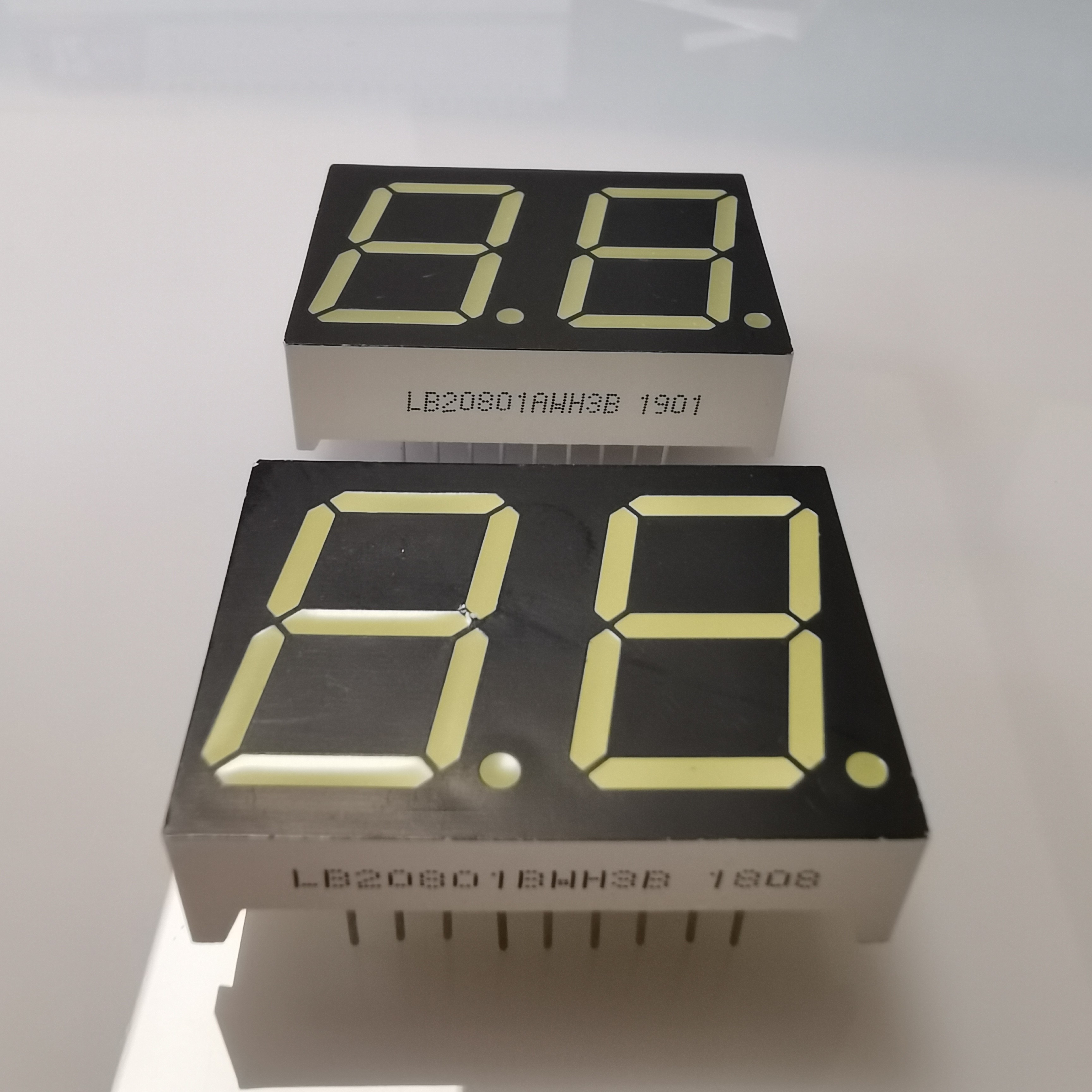 Hot sale Light-Sensitive Touch 2digit 0.8inch 7segment LED Display