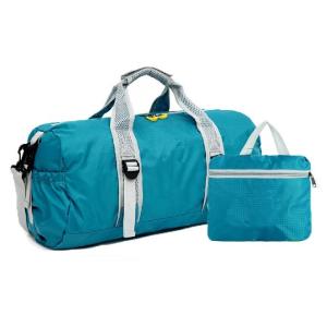 Wholesale Pure Color Waterproof Nylon Foldable Weekend Travel Duffel Bag from china suppliers