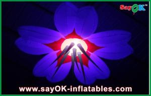 Wholesale Party 2m Dia Inflatable Lighting Decoration Flower Shape Durable from china suppliers