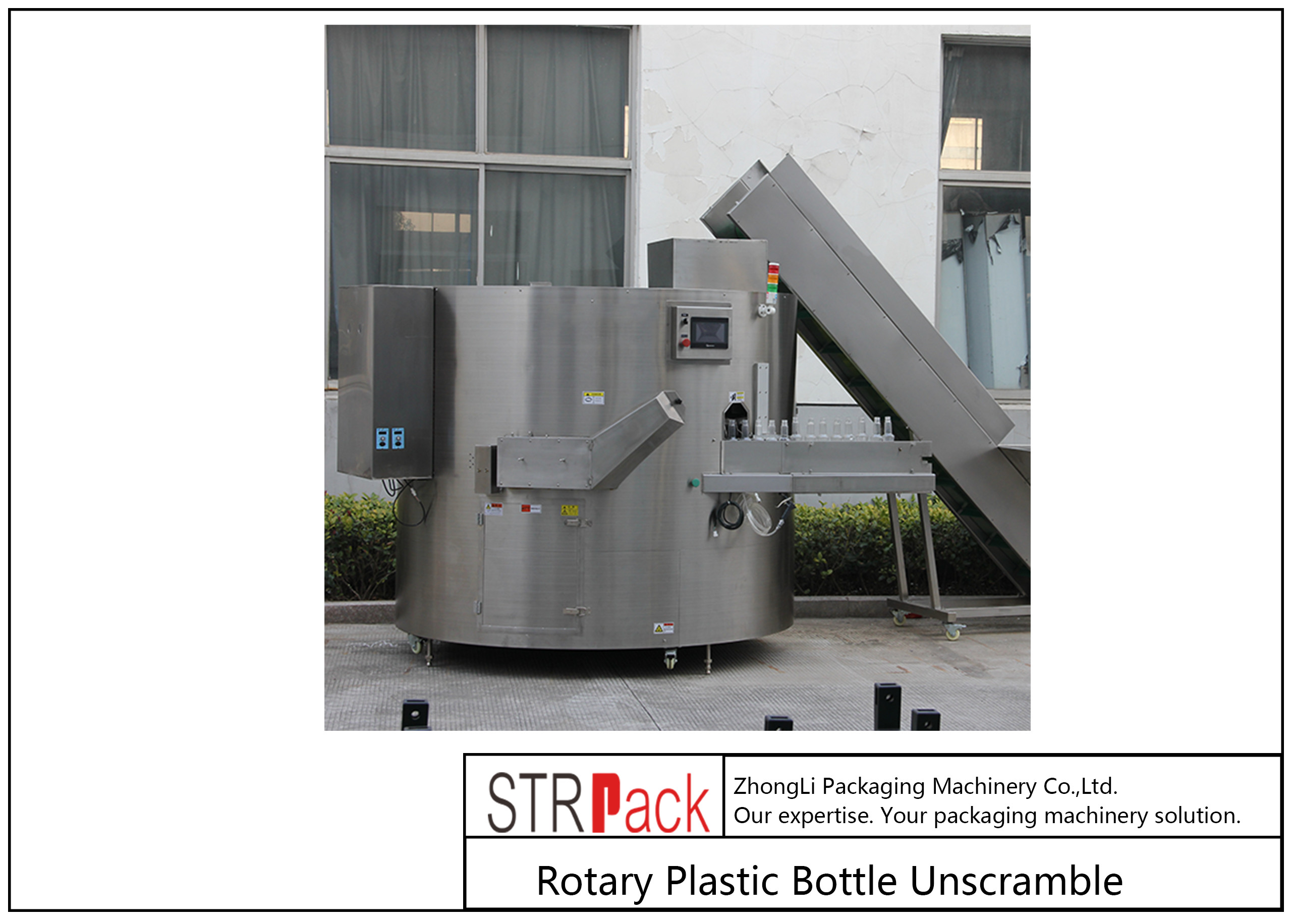 Rotary Plastic Bottle Unscrambler Machine 18000 PH