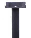1701 Outdoor Table Base Cast Iron Material With Black Wrinkle Powder Coating