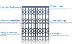 Wholesale High Strength Aluminium Burglar Doors Heavy Duty Framed Smooth Surface from china suppliers