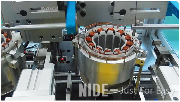 BLDC Motor Coil Winding Machine / Fan Stator Winding Machine Servo System