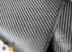 3K 200g 0.3mm Twill Weave Carbon Fiber Fabric For Reinforcement , Thermal