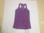 Polyester Cotton Gym Racerback Tank , Burnout Tank Top Anti Pilling