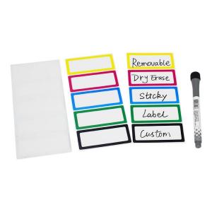 China PET Film Reusable Dry Erase Adhesive Labels Waterproof SGS on sale