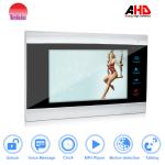 Morningtech Gold color 10.1inch touch button AHD video door phone intercom