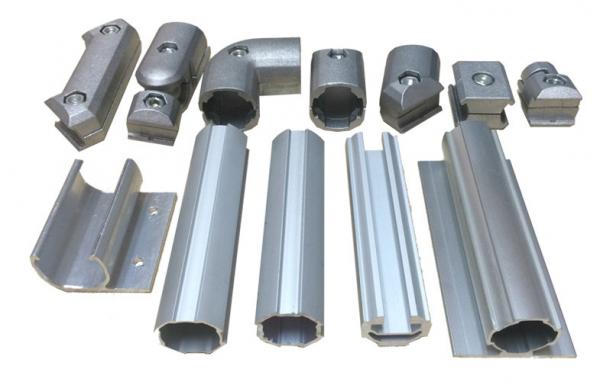 Quality Aluminum Pipe Flexible Tube Pipe Fitting Ebow Connectors for Industial Pipe Rack for sale