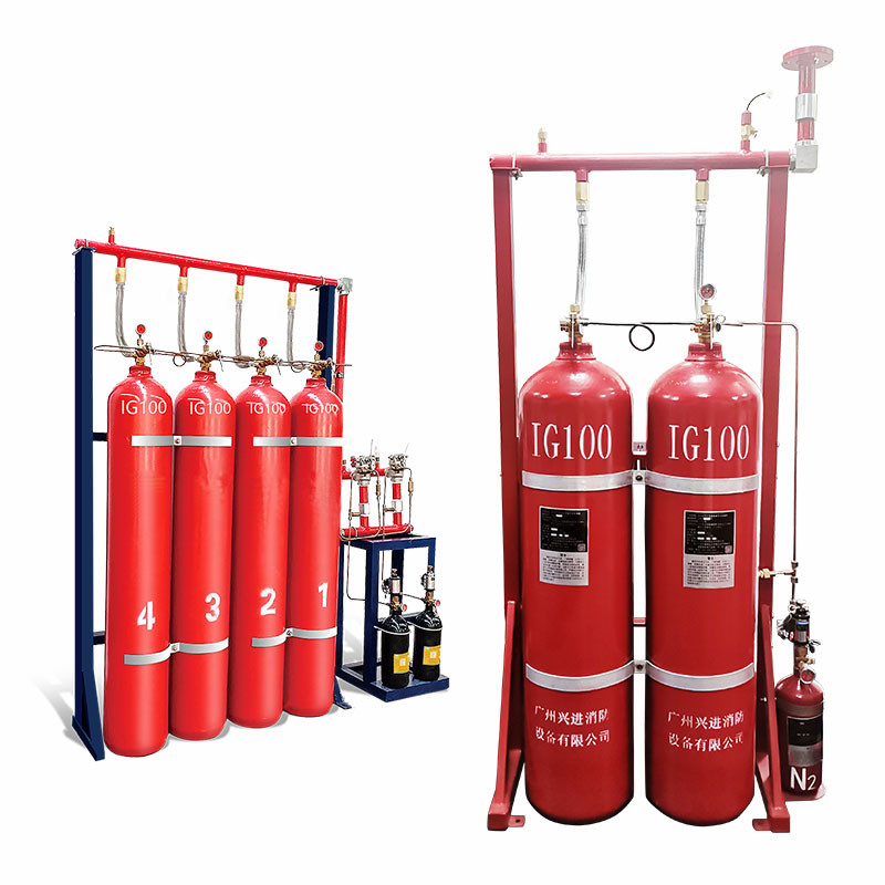 IG100 High Durability Inert Gas Fire Suppression System ≤10s Spraying Time