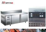 Stainless Steel material Restaurant One Door Counter Fridge Prep Table Freezer