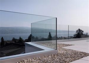 Wholesale Modern Clear Tempered Glass Balustrade Aluminum U Based Channel from china suppliers