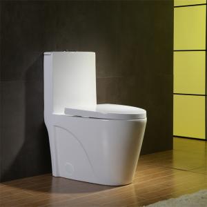 Wholesale Fully Glazed Trapway Elongated CUPC Toilet For Small Space Slow Down Seat Cover from china suppliers