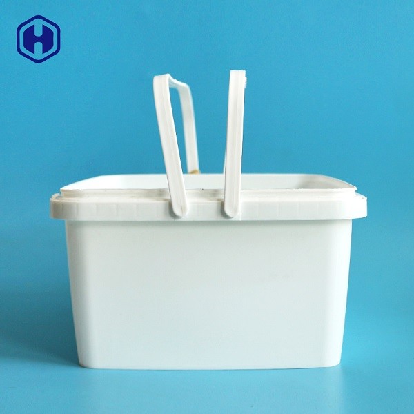 Custom 3.2L IML Tubs Double Handle Boxes Plastic Food Storage Containers