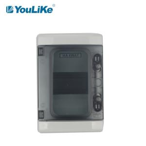 Wholesale IP65 Waterproof 4 Way Junction Box , 4 Pole MCB Enclosure Box Outdoor from china suppliers