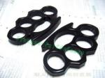 real Terminator black thick brass knuckles duster