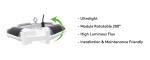 Professional Waterproof High Bay Led Lights with 70 / 80 CRI AV 100-277V 50 - 60