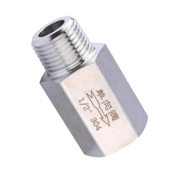 304/316 Stainless Steel Non Return Valve for Water Pipe Pump Check Valve