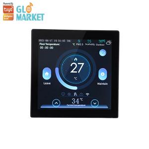 China Digital Display Intelligent Gas Furnace Thermostat Tuya Smart Wifi Electric Heating on sale