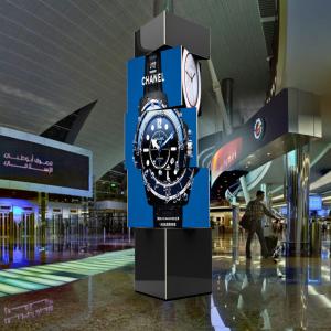 Wholesale 360 degree digital flex board advertising spinning led board screen from china suppliers
