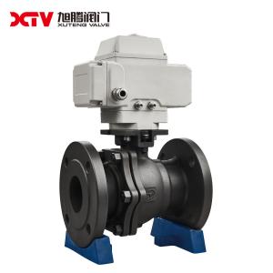 Wholesale Initial Payment Dis Carbon Steel High Platform Flanged Floating Ball Valve PN10-40 from china suppliers