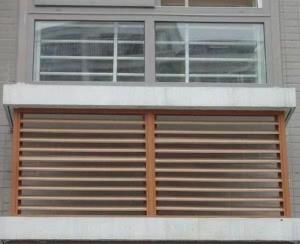 Wholesale Outdoor Aluminium Louvers For Balcony High Durability Exterior Aluminium Blinds from china suppliers