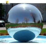 Sealed Giant Sphere Ball Silver Inflatable Mirror Spheres For Decoration