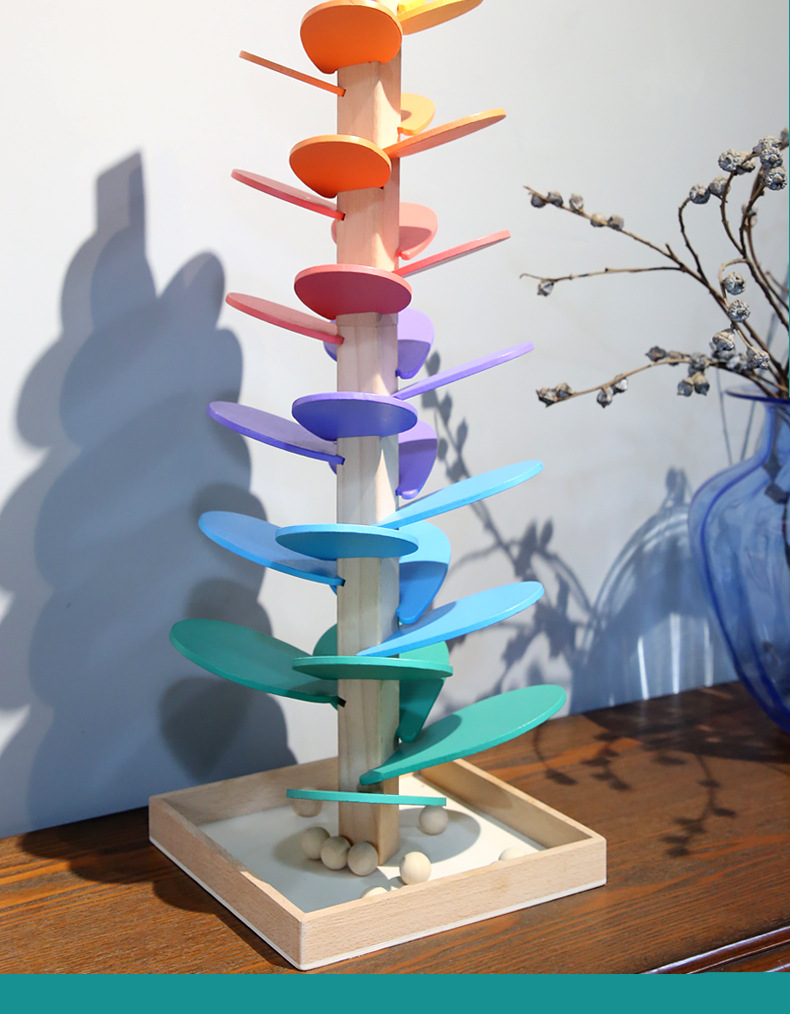 Rainbow Music Tree Early Learning Educational Toys Color Disassembly Ball Tree Game