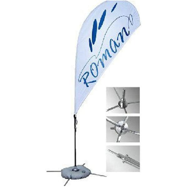 Polyester Promotional Feather Flags Advertising exhibition event outdoor Flying