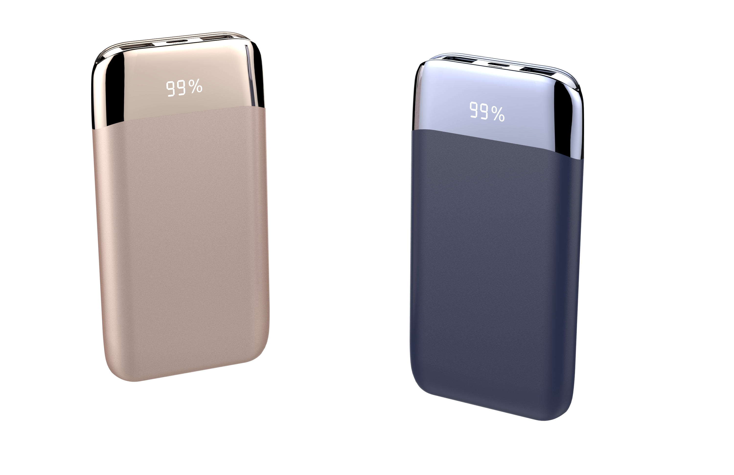 WIRELESS POWERBANK WITH LED DISPLAY Portable Power Bank Charger QI Wireless Charge 2 INPUT 2 OUTPUT+WIRELESS CHARGER