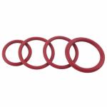 Heat Resistant Silicone Rubber O Ring Gasket Customized Design For Industrial