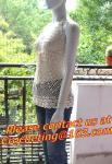 Sexy Crochet Crop Top Tank Women Lace Trim Camisole T Shirt Women Blusas