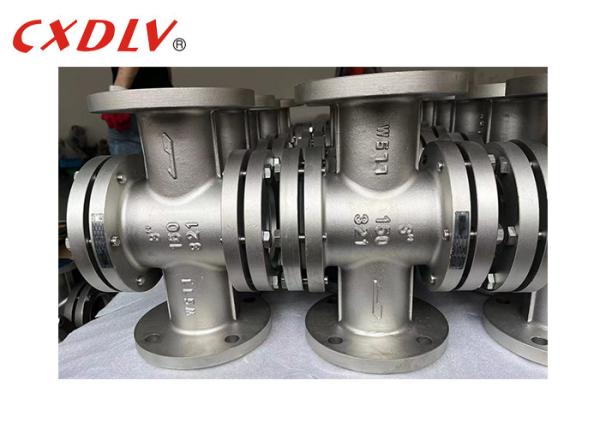 Industial SS321 Flanged Sight Glass Stainless Steel Double Windows Flow